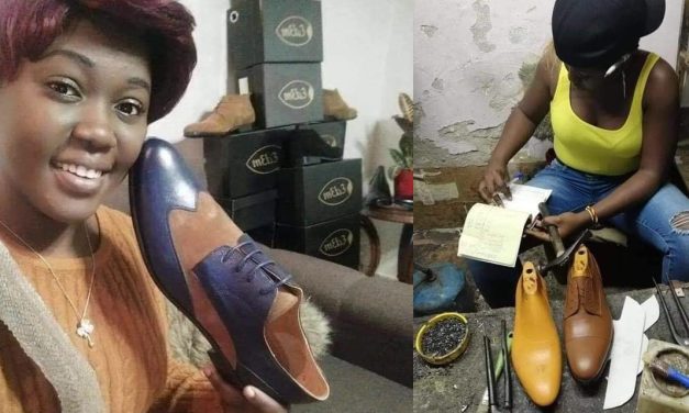 À 24 ans, elle excelle dans la fabrication de chaussures hommes…