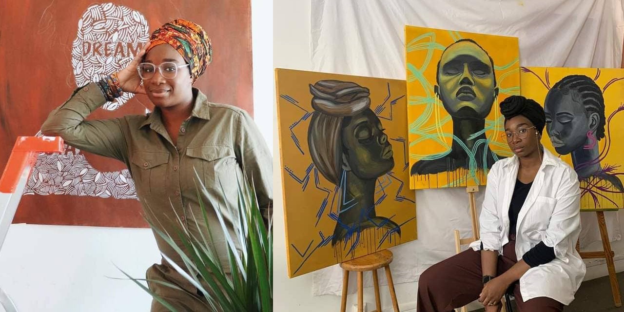 Dans l’antre de Saly Diaby, artiste peintre sénégalaise engagée…