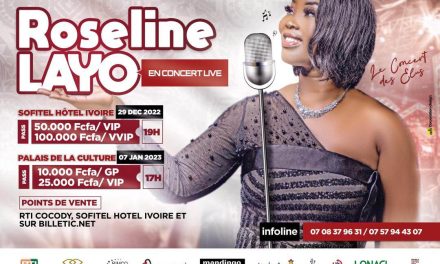 Roseline Layo en concert live (29 dec 2022 et 7 Janv 2023)