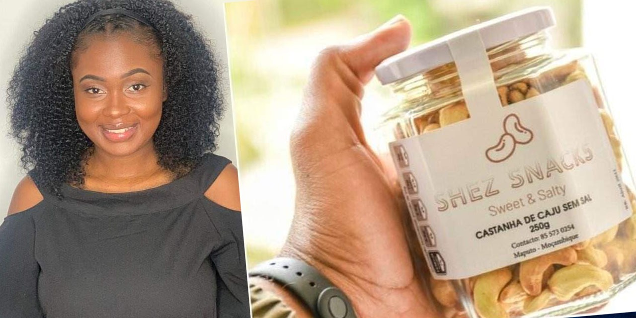 Ashley Das Rosas Massingue, une entrepreneure mozambicaine qui vit de la noix de cajou.